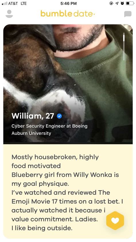 best bumble bio for men